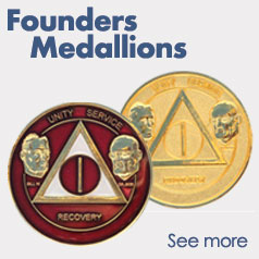 Founders AA Medallions