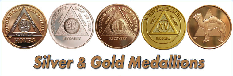 Silver & Gold AA Medallions