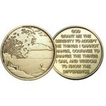 Sober Coins - Serenity Prayer Affirmation Medallion | Sober Medallions