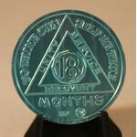 Aluminum Sobriety Coin
