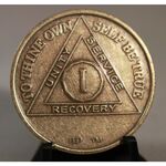 Bronze Anniversary/Birthday AA Medallions