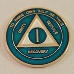 Blue & Pearl AA Medallion - NA Chip