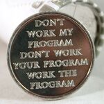 One Month Sober Coins - The Elevator is Broken | Sober Medallions