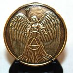 Guardian Angel AA Bronze Recovery Medallion
