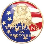 Sober Chips - Veterans In Recovery Affirmation Medallion | Sober Medallions