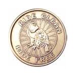 AA Coins - Ride Clean | Sober Medallions