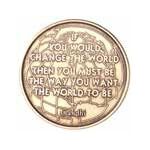 If You Would Change The World Medallion -Roll