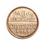 Sober Chips - Pain is Necessary  | Sober Medallions