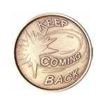 AA Coin - Keep Coming Back Roll of 25 | Sober Medallions