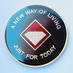 Back - NA Burgundy & Gold Sobriety Gifts