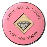 NA Pink & Cream Birthday/Anniversary NA Medallions