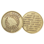 AA Medallion - Drug Court Bronze AA Medallion | Sober Medallions