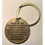 AA Sobriety Chip - Bronze Keyring | Sober Medallions