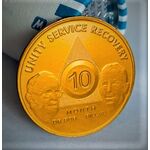 AA Medallion - Tenth Month Founders Aluminum Token | Sober Medallions