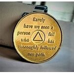 Recovery Coins - Eighth Month Founders Aluminum Token | Sober Medallions