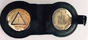 AA Medallions - Double Coin Holder | Sober Medallions