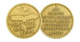 Sobriety Chips - That My Soul May Soar | Sober Medallions