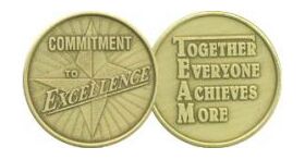 AA Medallions - Together Everyone Achieves More | Sober Medallions