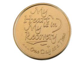 My Heart is in Recovery Medallions