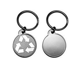 NA Coins - Recycle Key Chain Nickel Plated | Sober Medallions