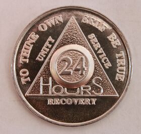 24 hour Aluminum Sobriety Gift