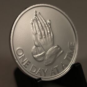 Recovery Coin - "To Thine Own Self Be True"  24 Hour Recovery Chip | Sober Medallions