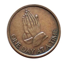 One Day at a Time Sobriety Token