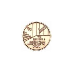 Aluminum AA Coins - Use the Steps | Sober Medallions