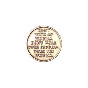Aluminum AA Coin - Use the Steps | Sober Medallions
