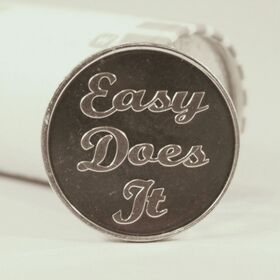 Recovery Gifts - Easy Does It | Sober Medallions