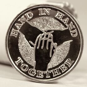 Sobriety Chips - Hands Together Chip | Sober Medallions