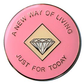 Pink & Cream AA Medallion