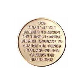 Aluminum Sobriety Coins - Praying Hands Roll of 25 | Sober Medallions
