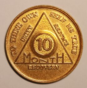10 months sobriety chips