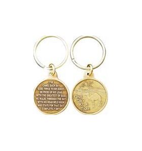 AA Sobriety Chips - Bronze AA Camel Key Chain | Sober Medallions