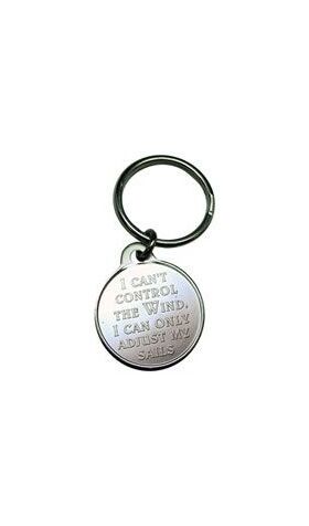 Al-anon Chips - Nickel Plated AA Sailboat Keycharm | Sober Medallions
