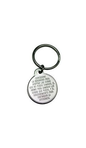 12 Step group - IN21C Nickle Plated Key Charm | Sober Medallions