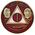 Burgundy & Pearl Founders AA Coins