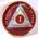 Red, Silver & Gold AA Medallion