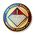 Burgundy & Gold NA Birthday/ Anniversary Medallion