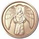 Angel Bronze Medallion -Roll of 25